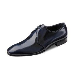 Wilvorst SCHUHE Herren Lackschuh Lackleder Mitternachtsblau