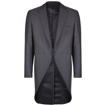 Wilvorst  Herren Cut-Sakko Spitzfacon Modern-Fit Anthrazit