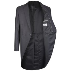 Wilvorst  Herren Cut-Sakko Spitzfacon Modern-Fit Anthrazit