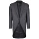 Wilvorst  Herren Cut-Sakko Spitzfacon Modern-Fit Anthrazit