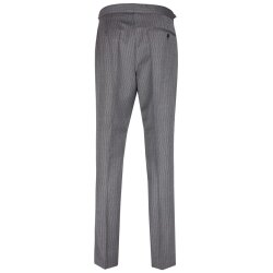 Wilvorst Herren Cut-Stresemannhose Classic-Fit Grau...