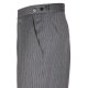 Wilvorst Herren Cut-Stresemannhose Classic-Fit Grau gestreift