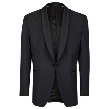 Wilvorst CLASSICs Herren Smokingsakko Schalkragen Classic-Fit Schwarz