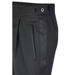 Wilvorst CLASSICs Herren Frack-Hose Classic-Fit Schwarz 54