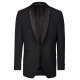 Wilvorst CLASSICs Herren Smokingsakko Schalkragen Modern Schwarz 102