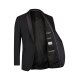 Wilvorst CLASSICs Herren Smokingsakko Schalkragen Modern Schwarz 102