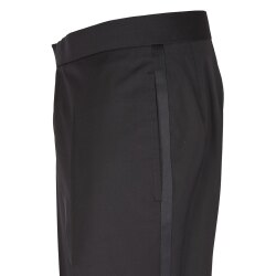 Wilvorst CLASSICs Herren Smokinghose Modern-Fit Schwarz 102