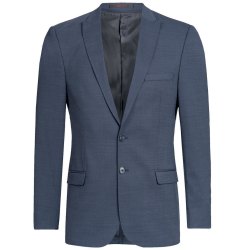 Greiff Corporate Wear Modern WITH 37.5 Herren Sakko Slim Fit Rückenschlitz Marine Blau PINPOINT Modell 1127