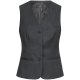 Greiff Corporate Wear BASIC Damen Business-Weste V-Ausschnitt Regular Fit Polyester/Schurwollmix OEKO TEX® Anthrazit