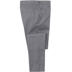 Greiff Corporate Wear CASUAL Damen Chinohose Regular-Fit Grau 38