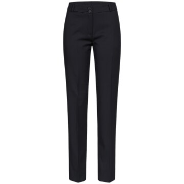 Greiff Corporate BASIC Damen Business-Hose Slim-Fit Schwarz