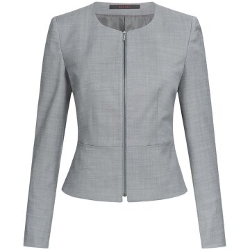 Greiff Modern WITH 37.5® Damen Business-Kurzblazer Slim Hellgrau