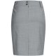 Greiff Corporate Wear Modern with 37.5® Damen Business-Stiftrock Regular Fit Schurwollmix Stretch OEKO TEX® Hellgrau