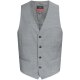 Greiff Modern WITH 37.5® Herren Weste V-Neck Regular Hellgrau