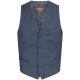 Greiff Modern WITH 37.5® Herren Weste V-Neck Regular Dunkelblau