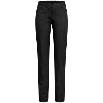 Greiff GASTRO MODA Damen-Hose 5-Pocket-Style Regular-Fit Schwarz