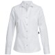 Greiff GASTRO-MODA Damen Exquisit-Kochbluse V-Neck Slim Weiß