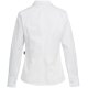 Greiff GASTRO-MODA Damen Exquisit-Kochbluse V-Neck Slim Weiß