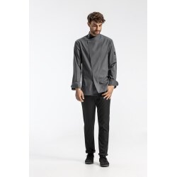 Greiff GASTRO MODA Cuisine Herren Premium-Kochjacke Anthrazit