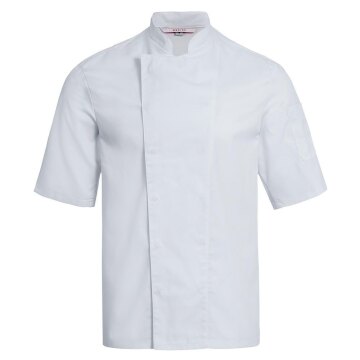 Greiff GASTRO Cuisine Herren Kochjacke Kurzarm Regular-Fit Weiß