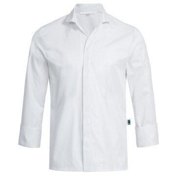 Greiff GASTRO MODA Cuisine Herren Chefkochhemd Slim-Fit Weiß