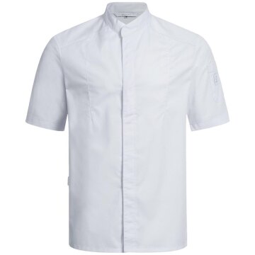 Greiff GASTRO MODA Cuisine Herren Premium-Kochjacke Kurzarm Weiß