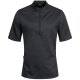 Greiff GASTRO MODA Herren Premium-Kochshirt Kurzarm Slim Schwarz