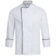 Greiff GASTRO-MODA Cuisine Herren Kochjacke Paspelierung Weiß