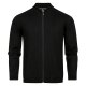Greiff STRICK Herren Strickjacke Reißverschluss Regular Schwarz