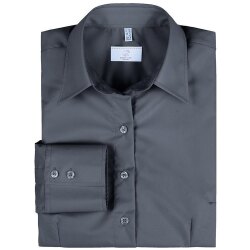 Greiff Corporate Bluse Damen BASIC Regular-Fit Anthrazit