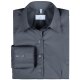 Greiff Corporate Bluse Damen BASIC Regular-Fit Anthrazit