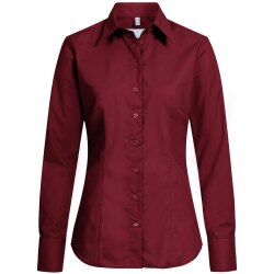Greiff Corporate Bluse Damen BASIC Regular-Fit Bordeaux