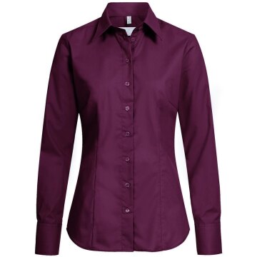 Greiff Corporate Bluse Damen BASIC Regular-Fit Brombeere