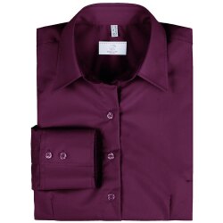 Greiff Corporate Bluse Damen BASIC Regular-Fit Brombeere