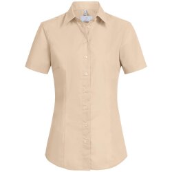 Greiff Corporate Bluse Damen BASIC Regular-Fit Beige
