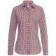 Greiff Corporate Bluse BASIC Damen OEKO TEX® Bordeaux kariert