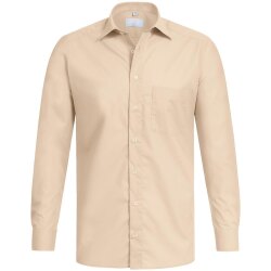 Greiff Corporate Hemd BASIC Herren Regular Fit Beige