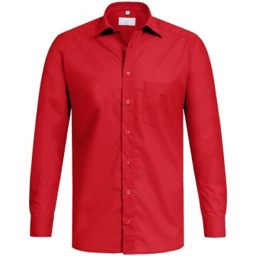Greiff Corporate Hemd BASIC Herren Regular Fit OEKO TEX® Rot