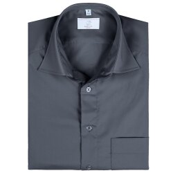 Greiff Corporate Hemd BASIC Herren OEKO TEX® Anthrazit