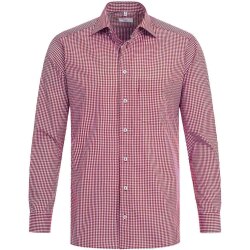 Greiff Corporate Hemd BASIC Herren OEKO TEX® Rot kariert