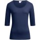 Greiff Corporate Wear SHIRTS Damen Shirt 3/4 Arm Rundhals Regular Fit Baumwollmix Stretch OEKO TEX® Marine