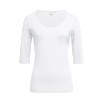 Greiff SHIRTS Damen Shirt 1/2-Arm Rundhals Regular Fit Weiß