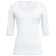 Greiff Corporate Wear SHIRTS Damen Shirt 3/4 Arm Rundhals Regular Fit Baumwollmix Stretch OEKO TEX® Weiß