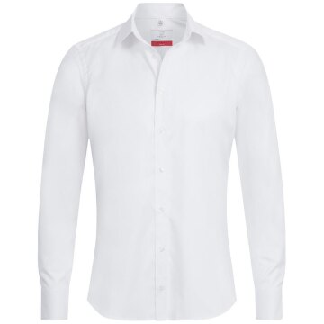 Greiff Modern with 37.5® Herren Hemd Langarm Kent Slim Weiß