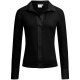 Greiff SHIRTS Damen Shirtbluse Langarm Kragen V-Neck Schwarz