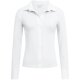 Greiff SHIRTS Damen Shirtbluse Langarm Kragen V-Neck Weiß