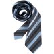 Greiff Corporate Wear Herren Krawatte Polyester OEKO TEX® Hellblau/Grau gestreift