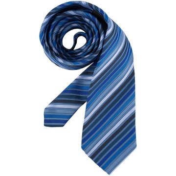 Greiff Corporate Wear Herren Krawatte Polyester OEKO TEX® Blau gestreift