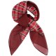 Greiff Corporate Wear Damen Tuch 68x68 Polyester OEKO TEX® Rot/Grau kariert