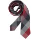 Greiff Corporate Wear Herren Krawatte Slimline 6cm OEKO TEX® Rot/Grau kariert